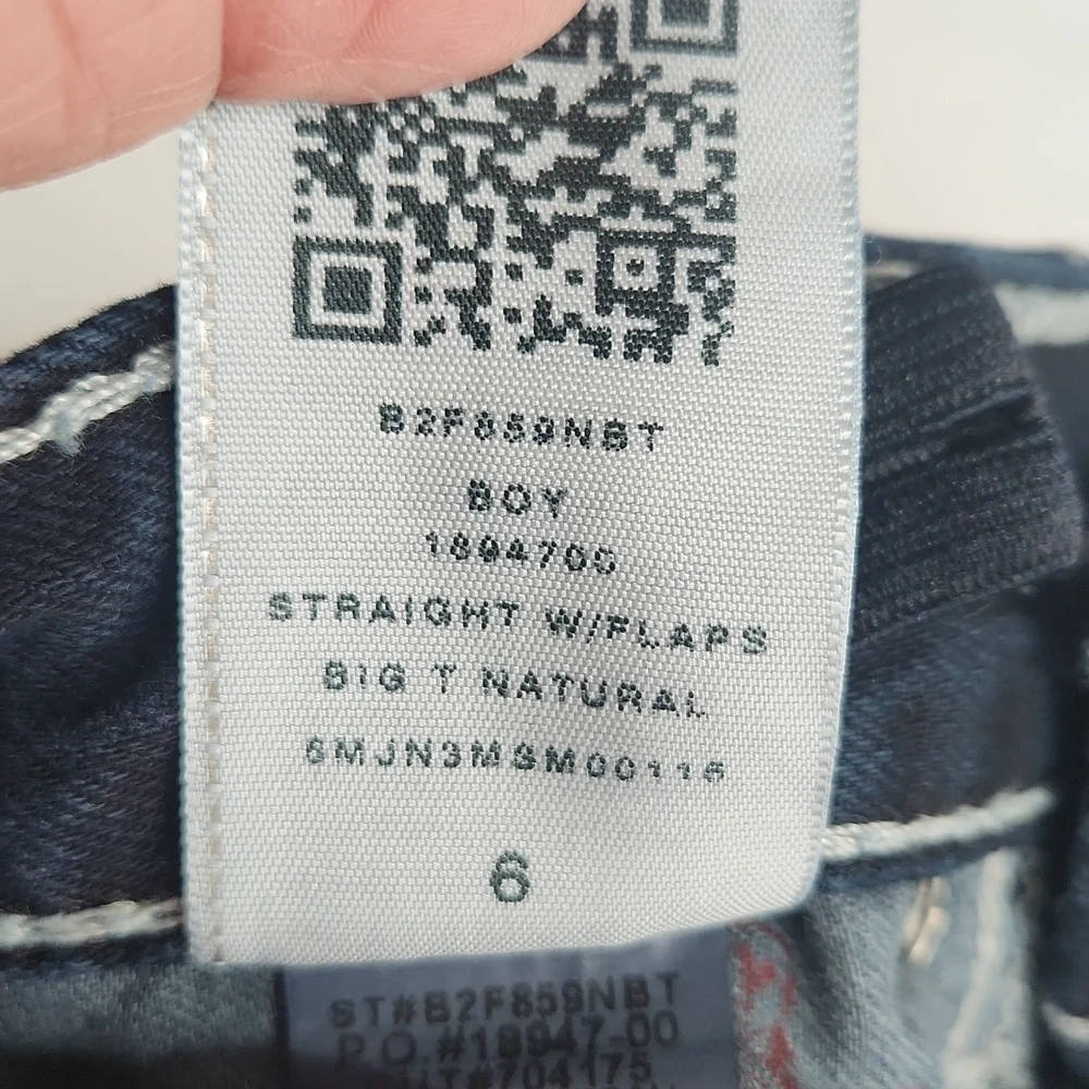 True Religion‎ Big T Natural Jeans with Flap Pockets
